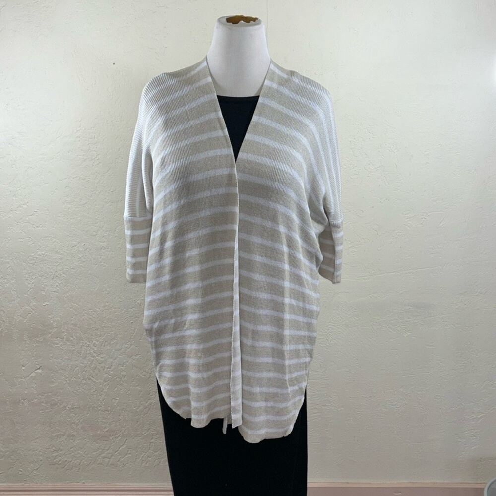 MESH+LACE OPEN FRONT CARDIGAN SZ L